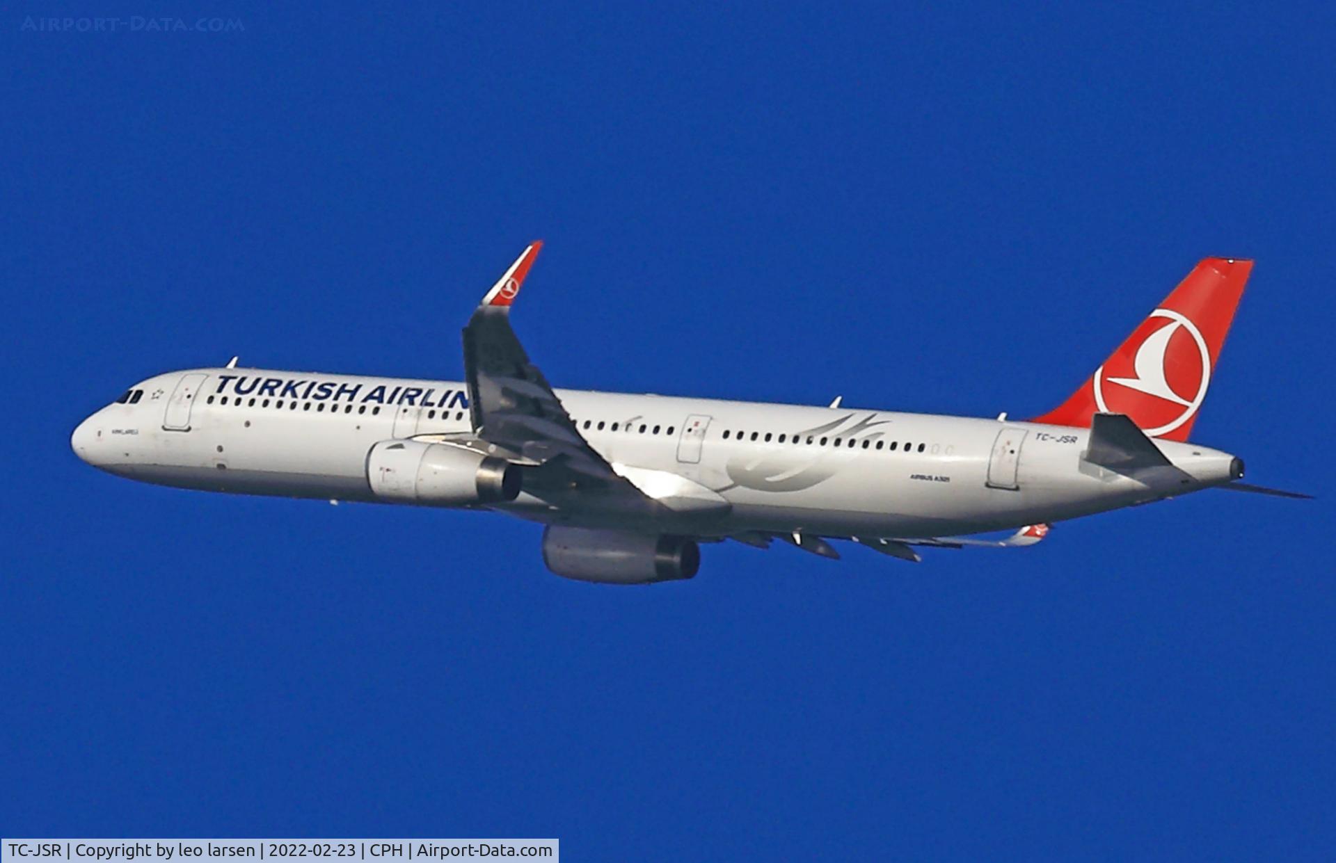 TC-JSR, 2015 Airbus A321-231 C/N 6652, Copenhagen 23.2.2022