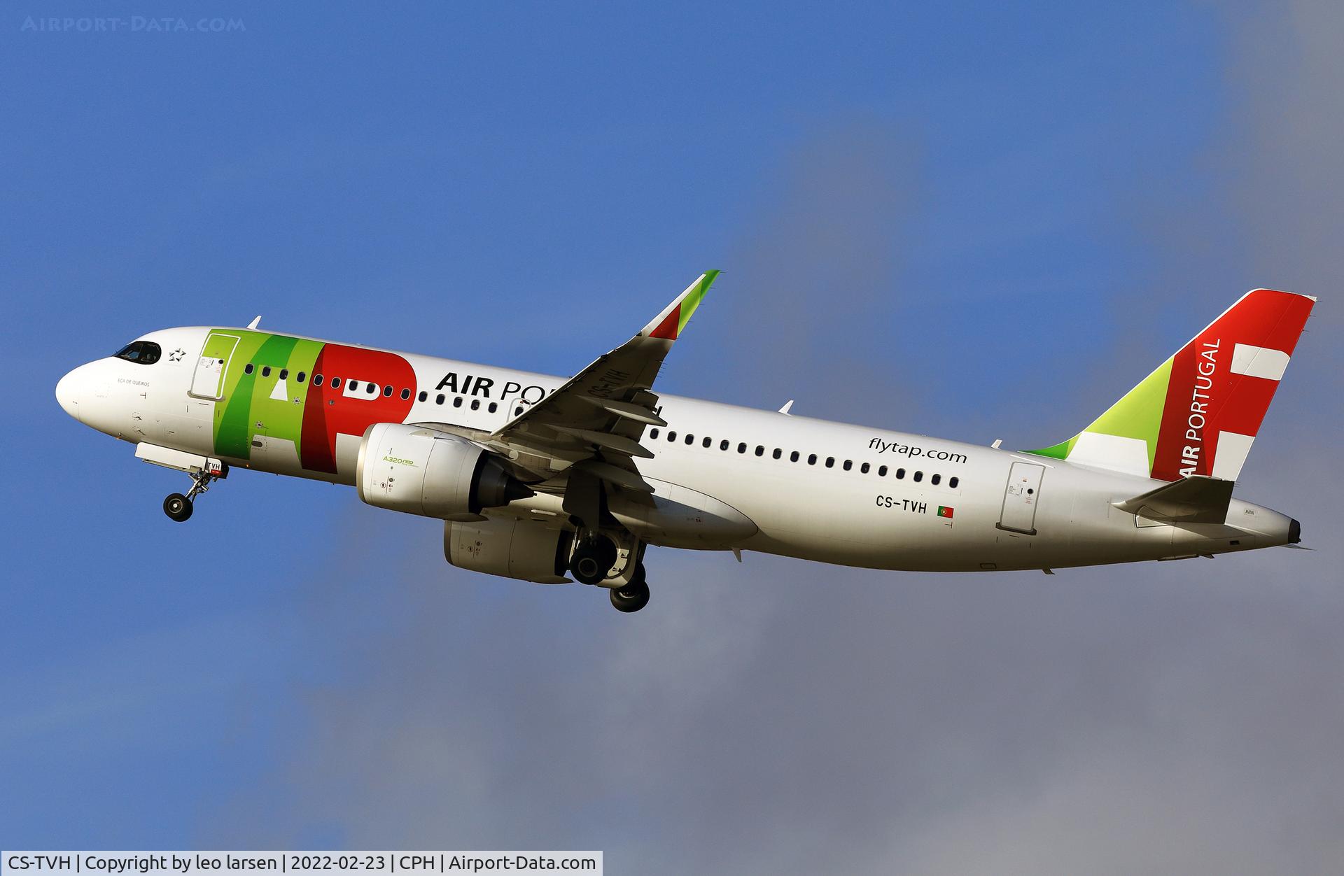 CS-TVH, 2020 Airbus A320-251N C/N 10033, Copenhagen 23.2.2022