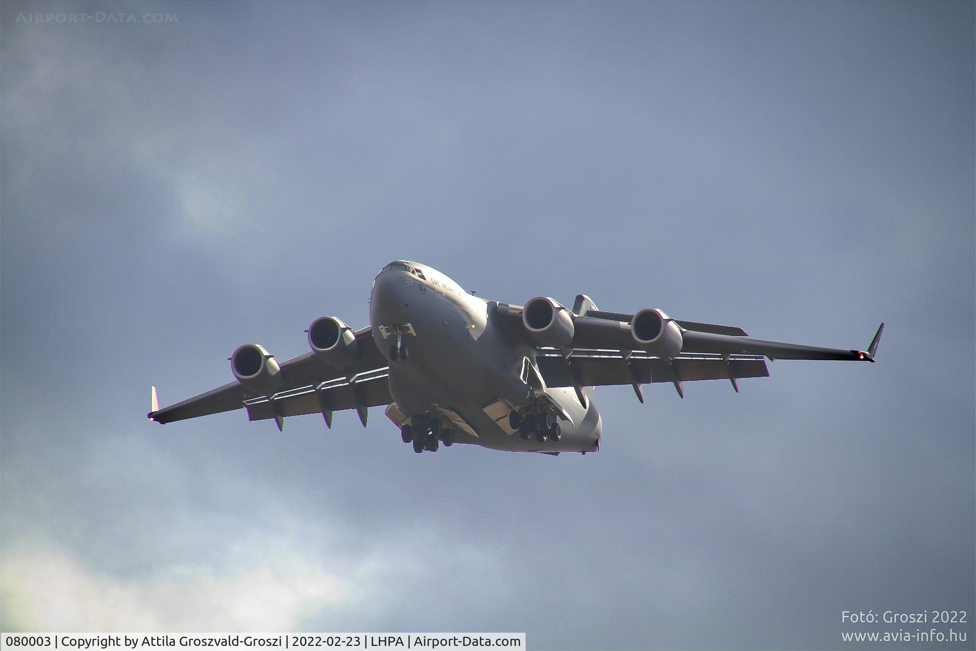 080003, 2009 Boeing C-17A Globemaster III C/N F-211, LHPA - Pápa Air Base, Hungary