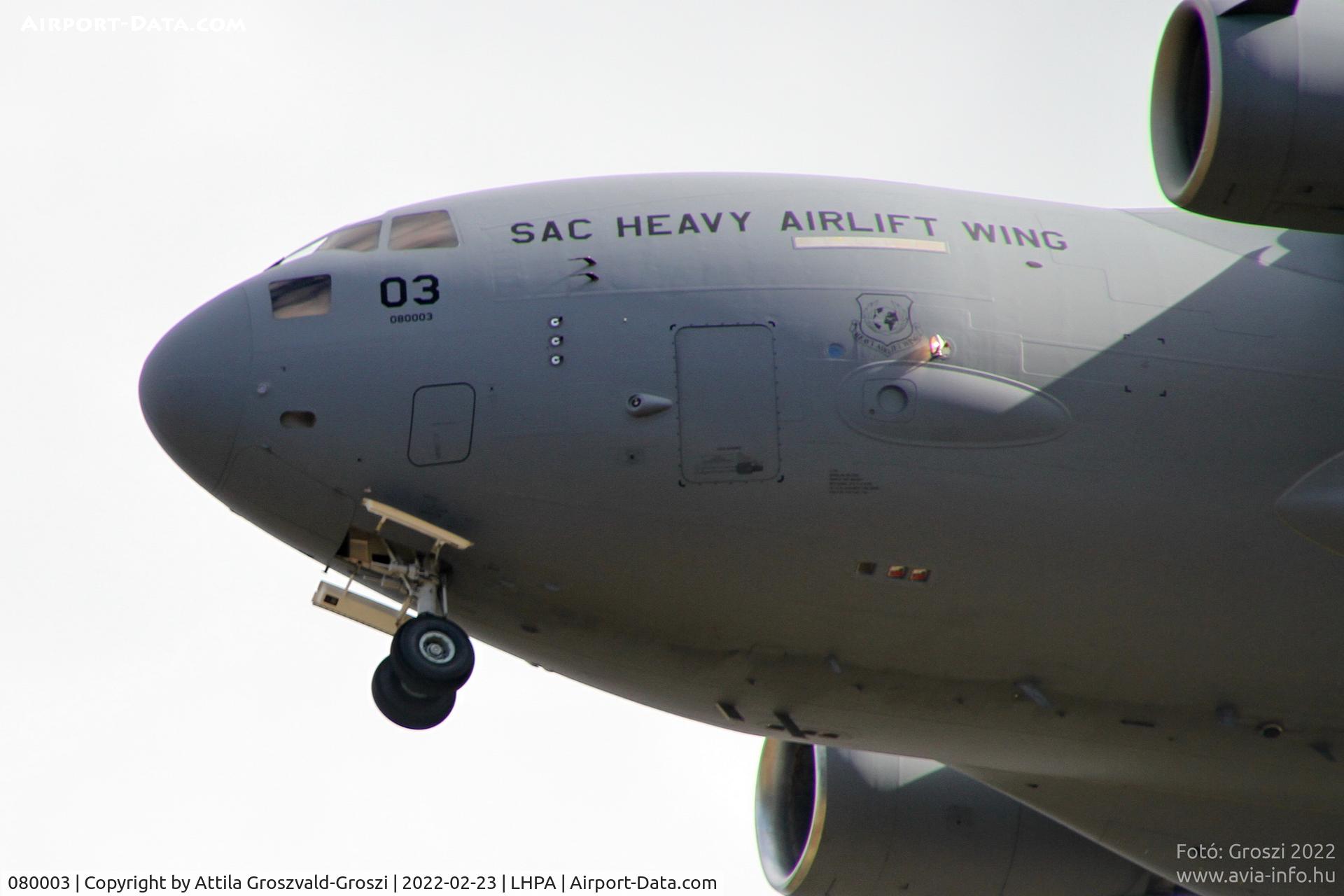 080003, 2009 Boeing C-17A Globemaster III C/N F-211, LHPA - Pápa Air Base, Hungary
