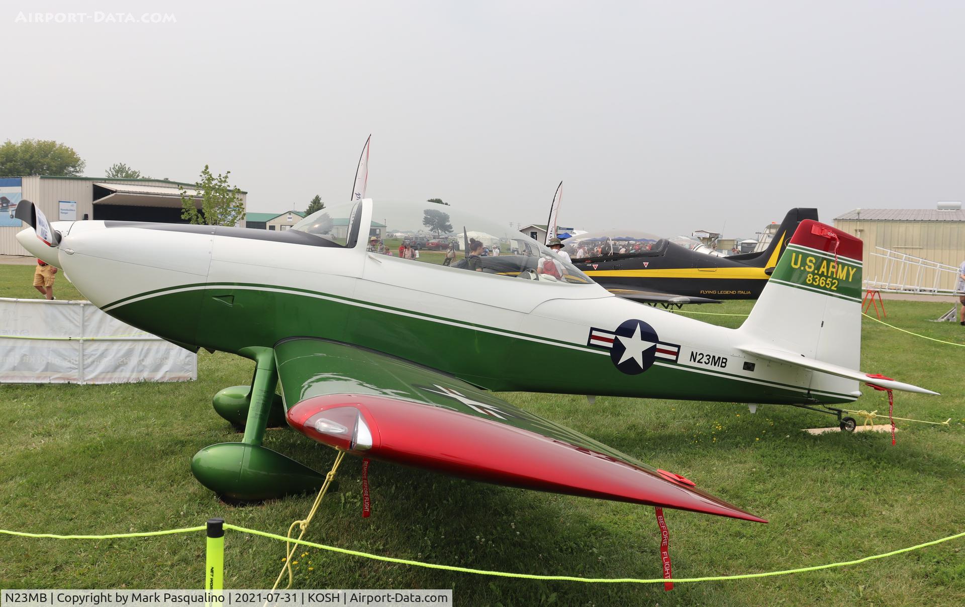N23MB, 2020 Van's RV-8 C/N 83652, Vans RV-8