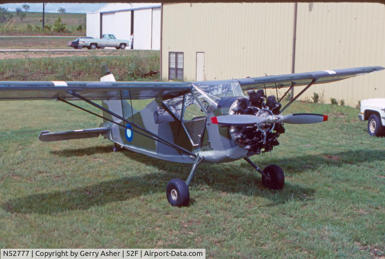 N52777, 1943 Stinson L-5 Sentinel C/N 7689, Following repaint in pseudo-RAF Southeast Asian Command scheme by owner Tom Swindle.