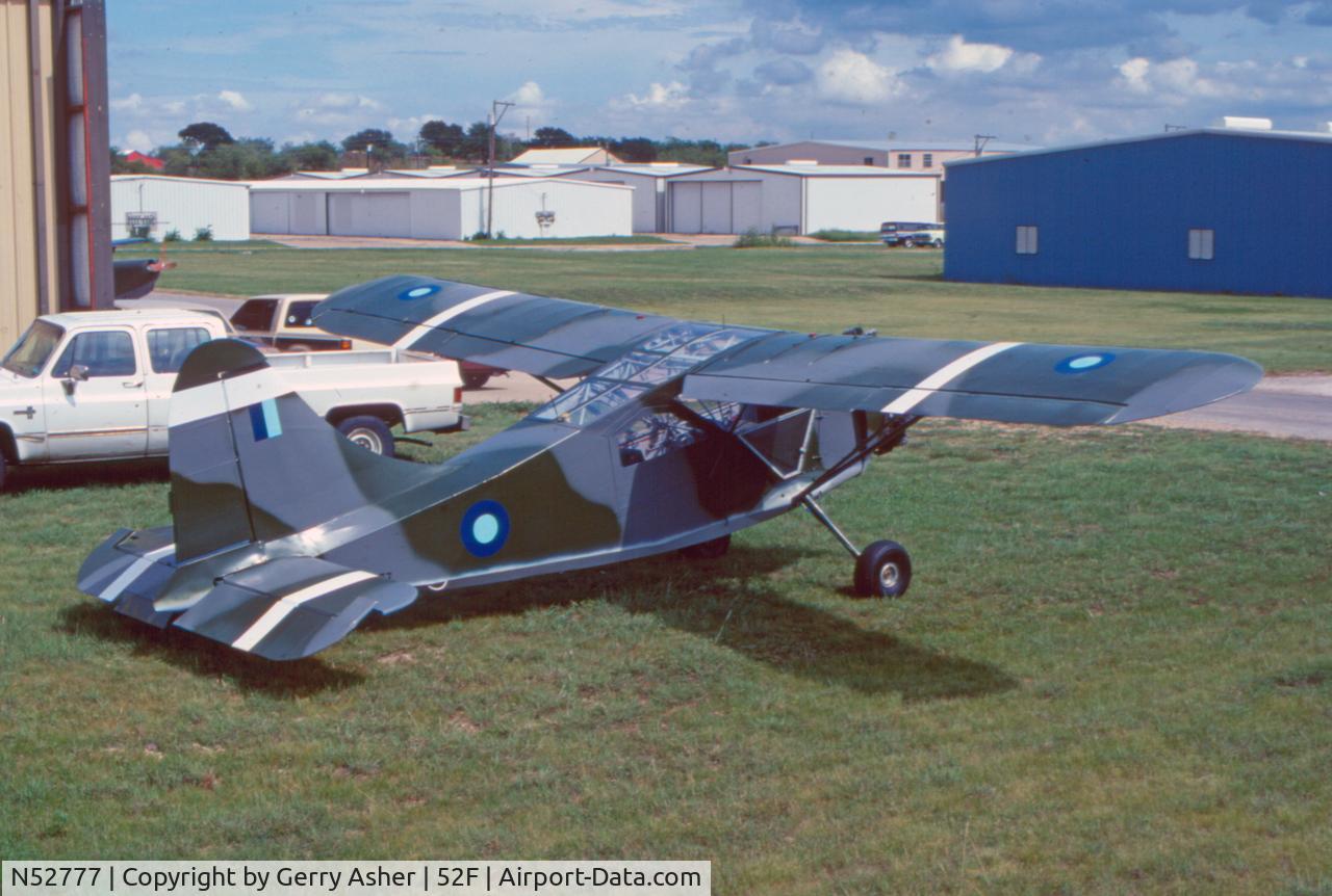 N52777, 1943 Stinson L-5 Sentinel C/N 7689, Following repaint in a pseudo-RAF Southeast Asian Command scheme by owner Tom Swindle.