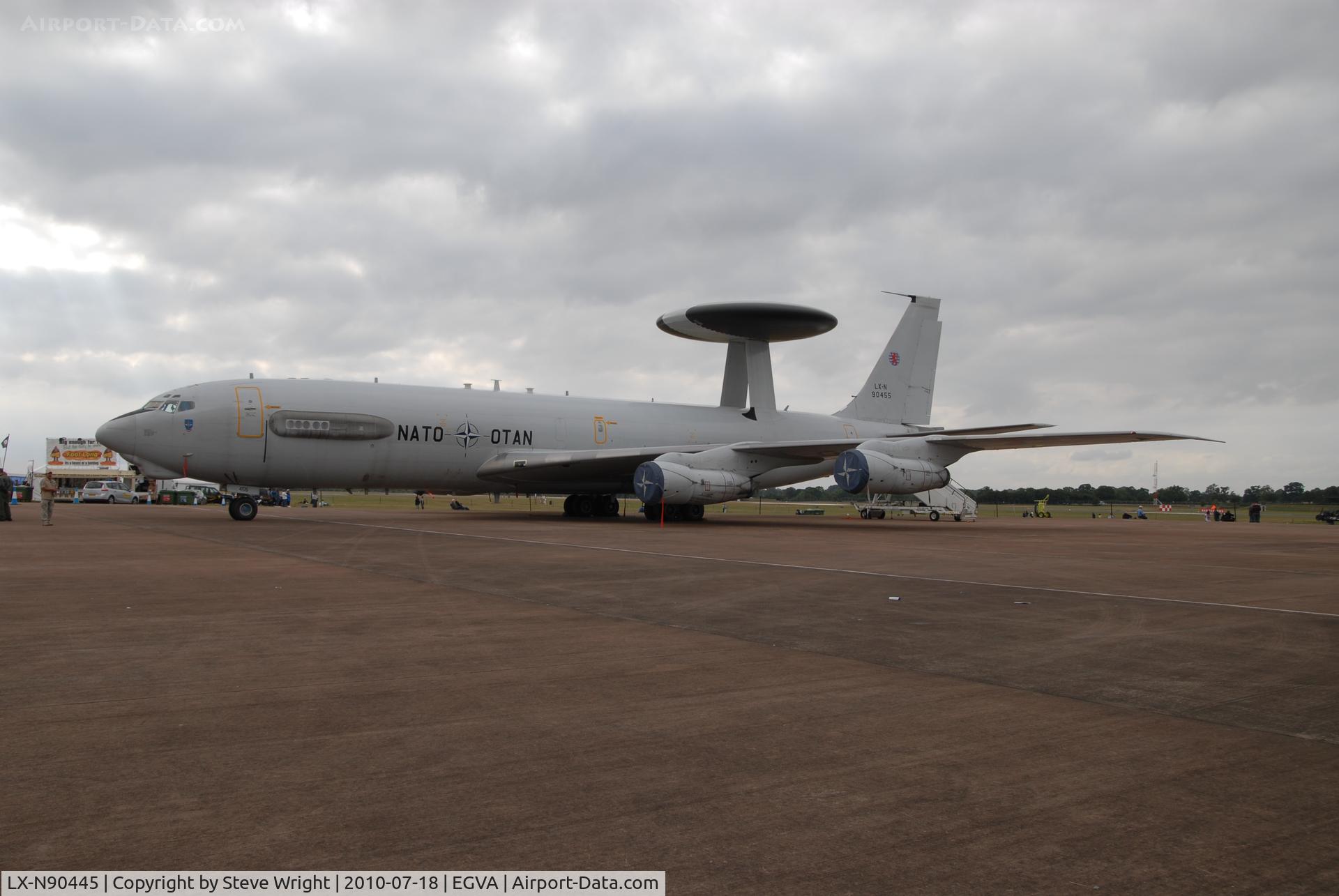 LX-N90445, 1982 Boeing E-3A Sentry C/N 22840, RIAT 2010 RAF Fairford UK
