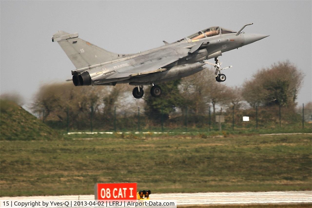 15, Dassault Rafale M C/N 15, Dassault Rafale M, On final Rwy 08, Landivisiau Naval Air Base (LFRJ)