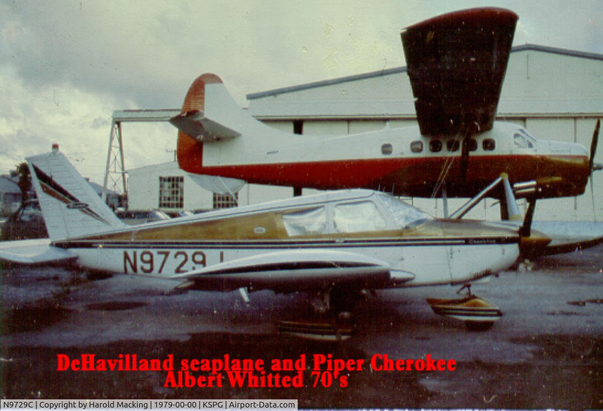 N9729C, 1978 Piper PA-32-300 Cherokee Six C/N 32-7840115, piper PA32-30 & de haviland otter albert whitted st pete fl  kspg