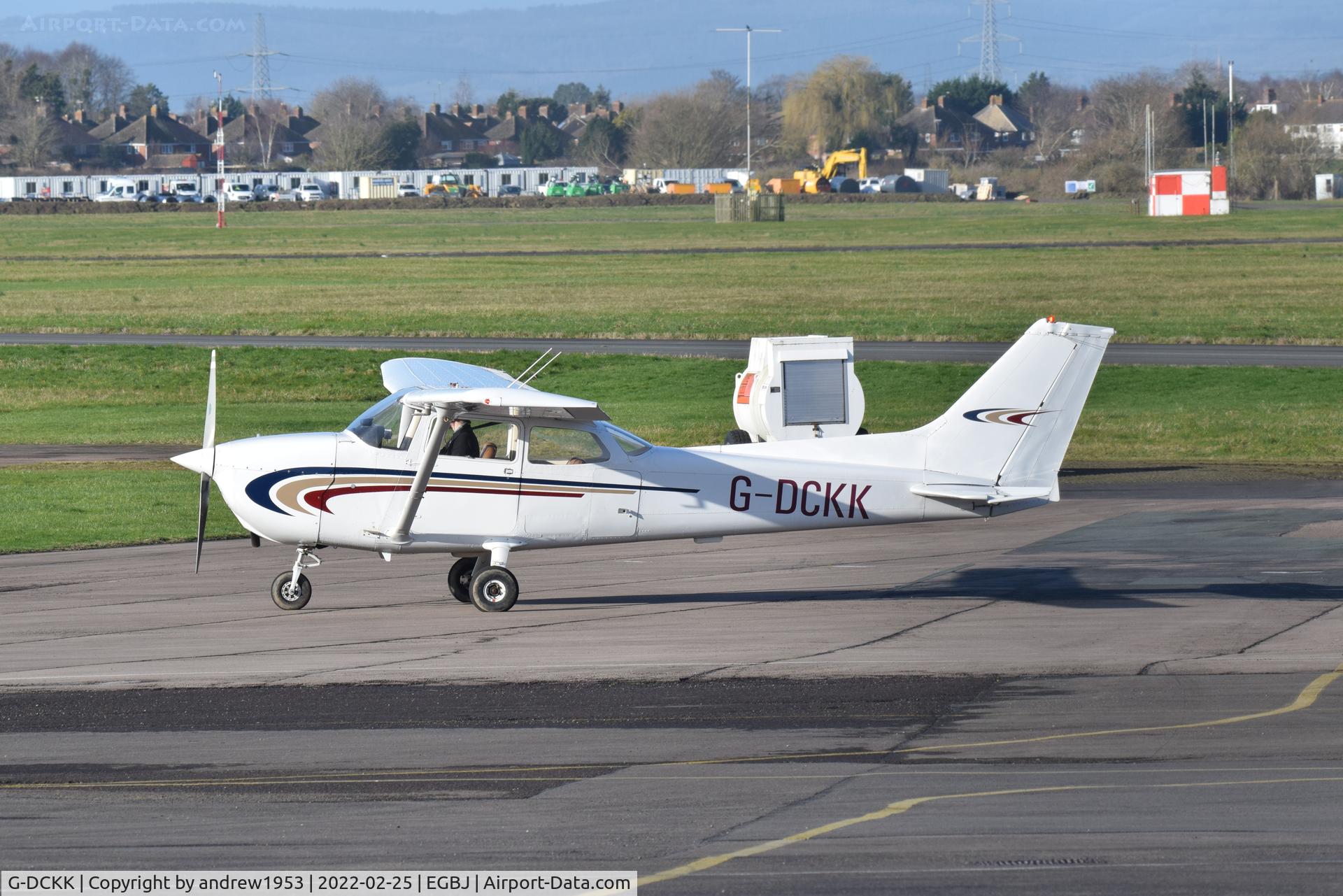 G-DCKK, 1977 Reims F172N Skyhawk C/N 1589, G-DCKK at Gloucestershire Airport.