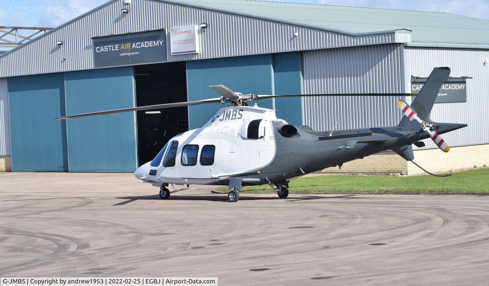 G-JMBS, 2009 Agusta A-109S Grand C/N 22148, G-JMBS at Gloucestershire Airport.