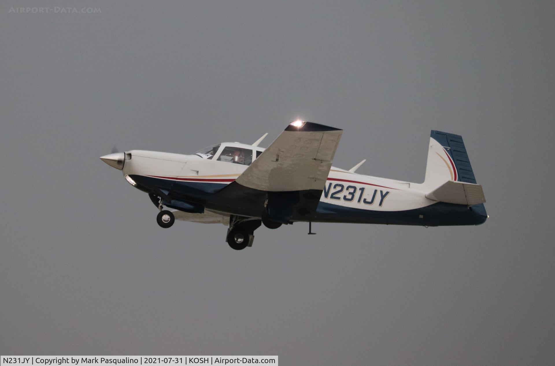 N231JY, 1979 Mooney M20K C/N 25-0281, Mooney M20K