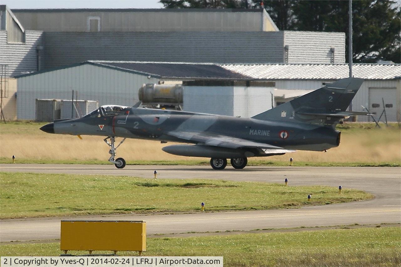 2, Dassault Super Etendard C/N 2, Dassault Super Etendard M, Taxiing, Landivisiau naval air base (LFRJ)