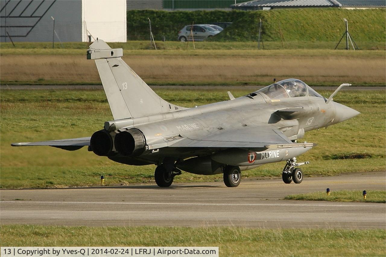 13, Dassault Rafale M C/N 13, Dassault Rafale M,  Taxiing, Landivisiau naval air base (LFRJ)