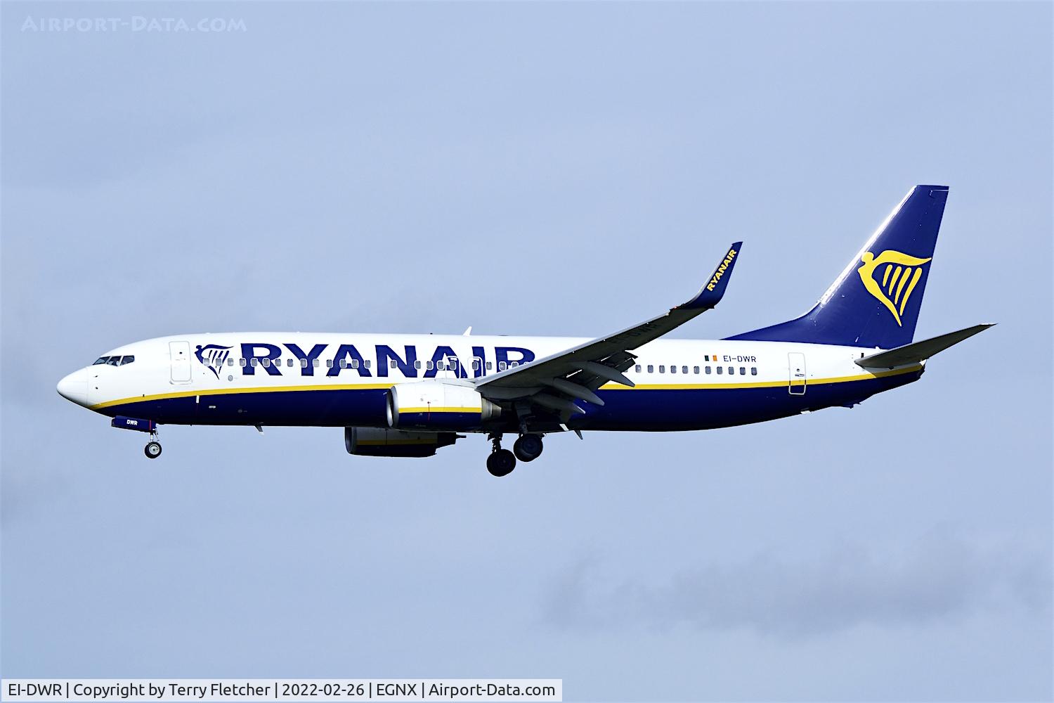 EI-DWR, 2007 Boeing 737-8AS C/N 36081, At East Midlands Airport