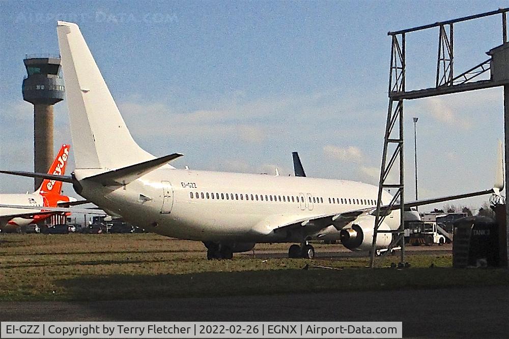 EI-GZZ, 2007 Boeing 737-8K5 C/N 35100, At East Midlands Airport