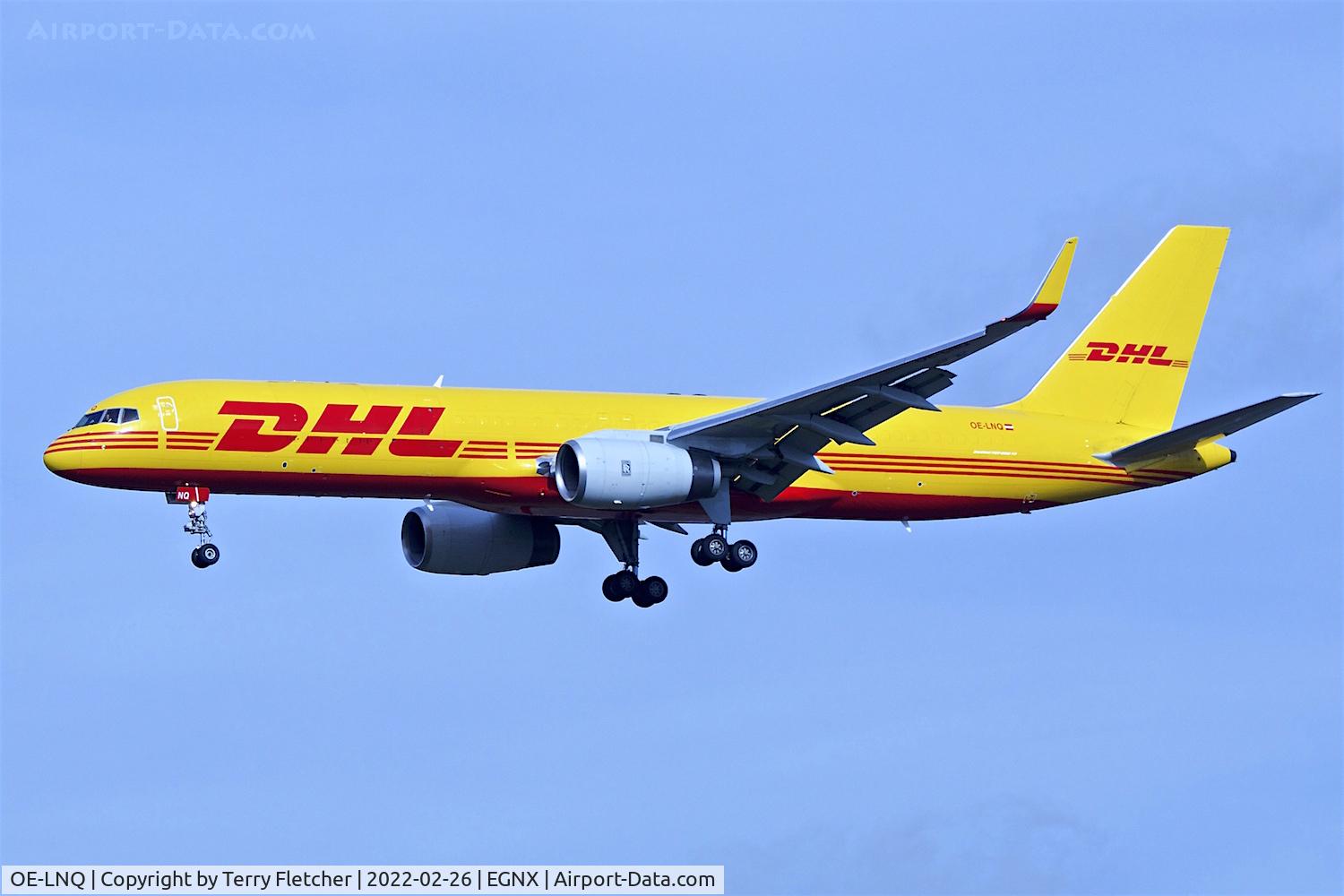 OE-LNQ, 2002 Boeing 757-223 C/N 31308, At East Midlands