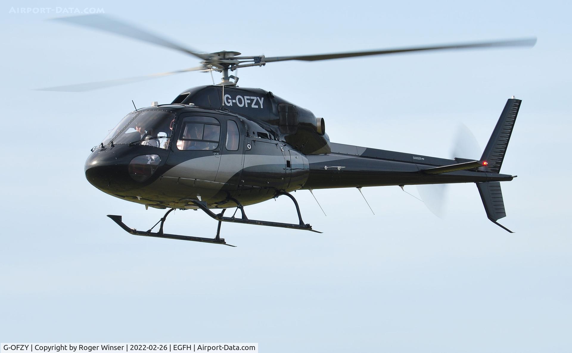 G-OFZY, 2006 Eurocopter AS-355N Ecureuil 2 C/N 5744, Visiting Ecureuil 2 operated by Atlas Helicopters Ltd..