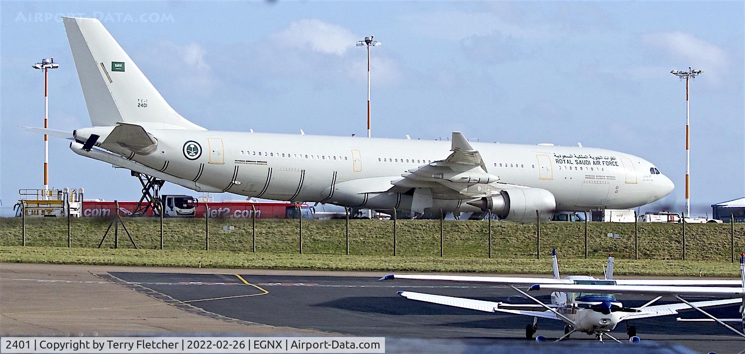 2401, 2009 Airbus A330-202/MRTT C/N 980, Royal Saudi Air Force Airbus A330 at East Midlands Airport