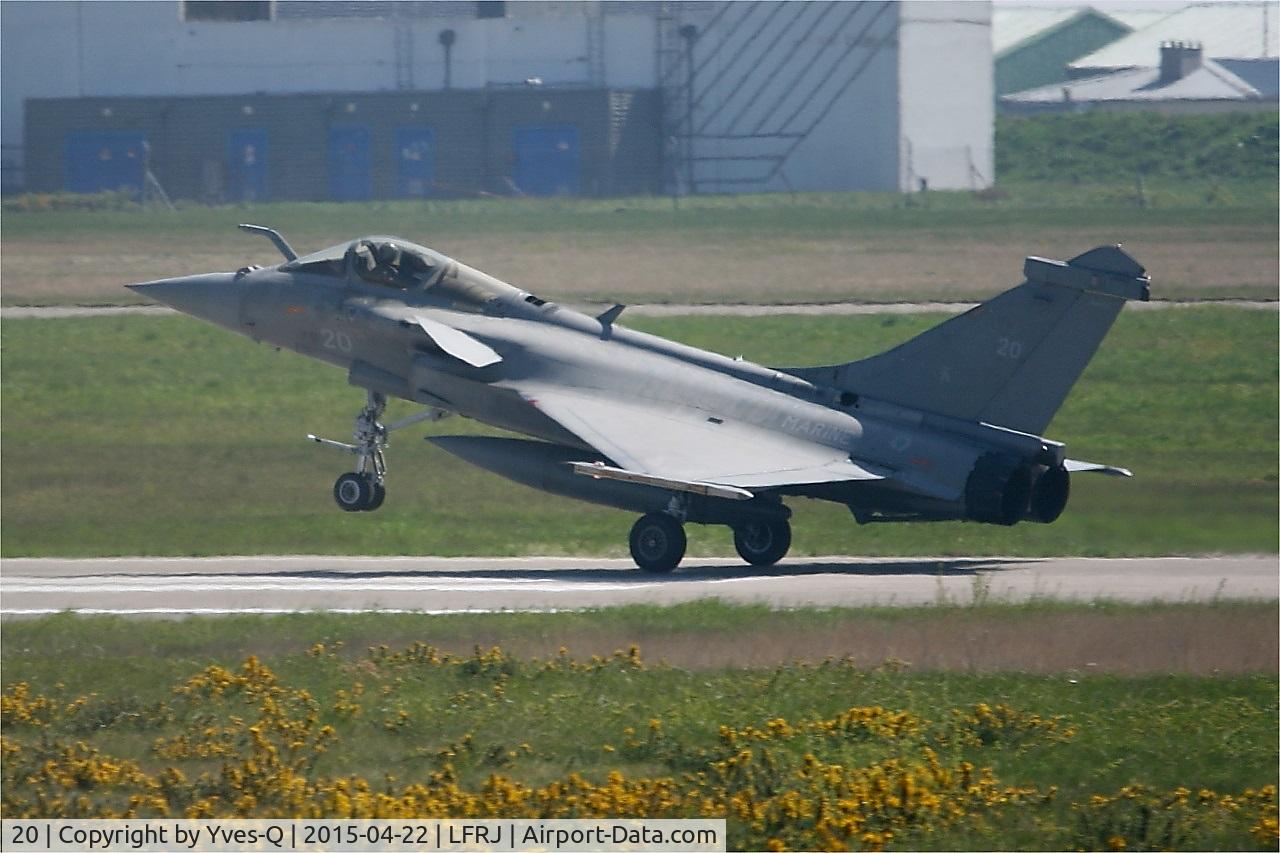 20, Dassault Rafale M C/N 20, Dassault Rafale M, Landing rwy 08, Landivisiau naval air base (LFRJ)