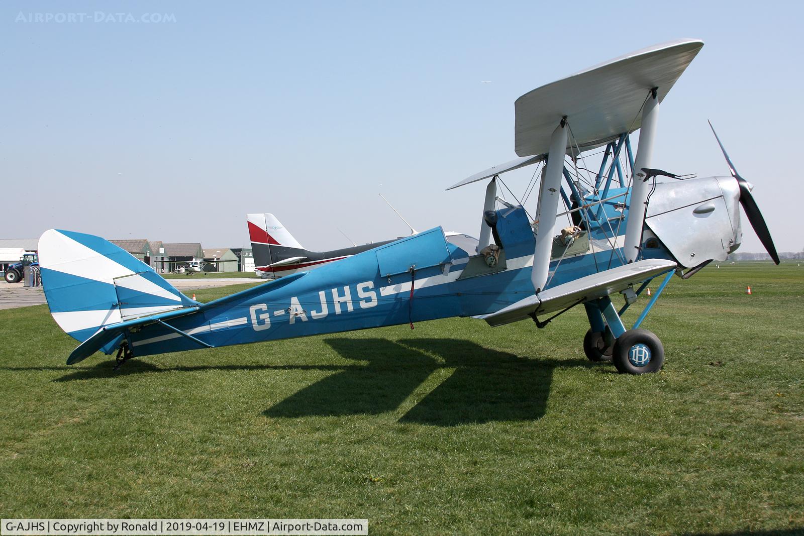 G-AJHS, 1941 De Havilland DH-82A Tiger Moth II C/N 82121, at ehmz