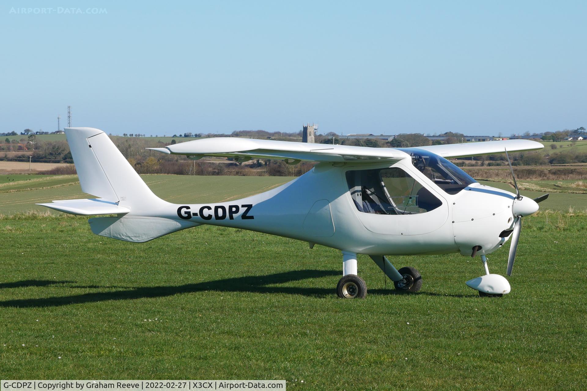 G-CDPZ, 2005 Flight Design CT2K C/N 8124, Parked at Northrepps.