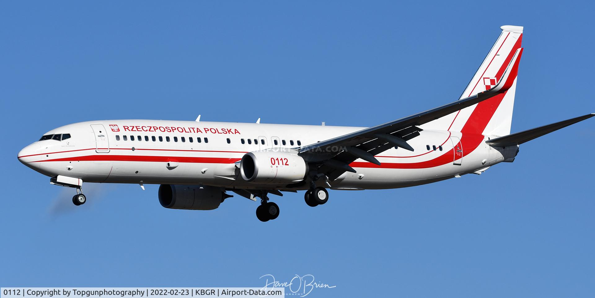 0112, 2018 Boeing 737-8TV BBJ2 C/N 63990, Polish Air Force