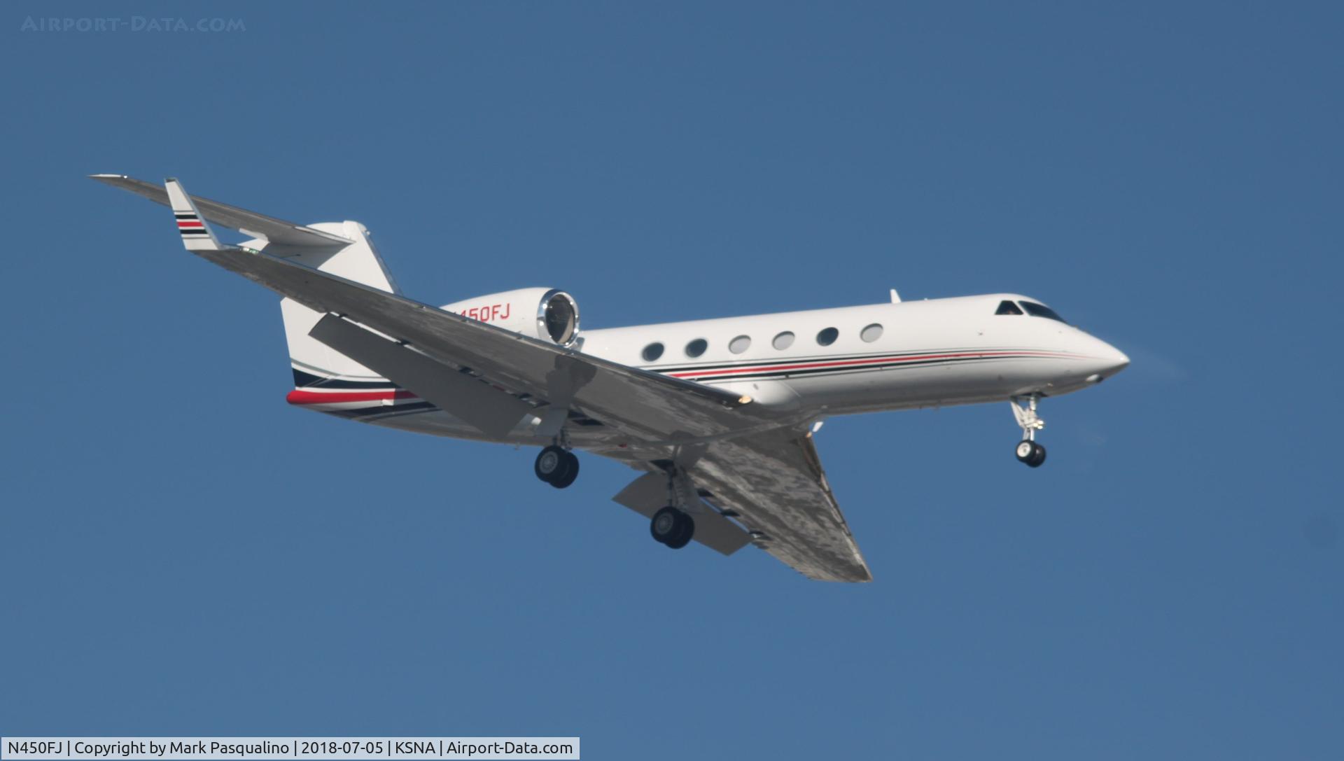N450FJ, 2017 Gulfstream Aerospace GIV-X (G450) C/N 4360, Gulfstream GIV-X (G450)