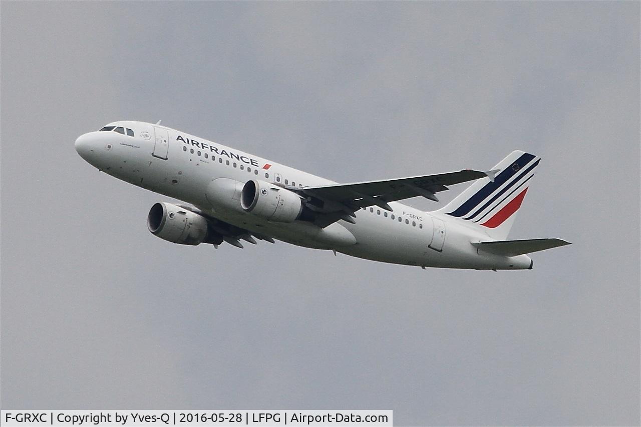F-GRXC, 2002 Airbus A319-111 C/N 1677, Airbus A319-111, Climbing from rwy 08L, Roissy Charles De Gaulle airport (LFPG-CDG)