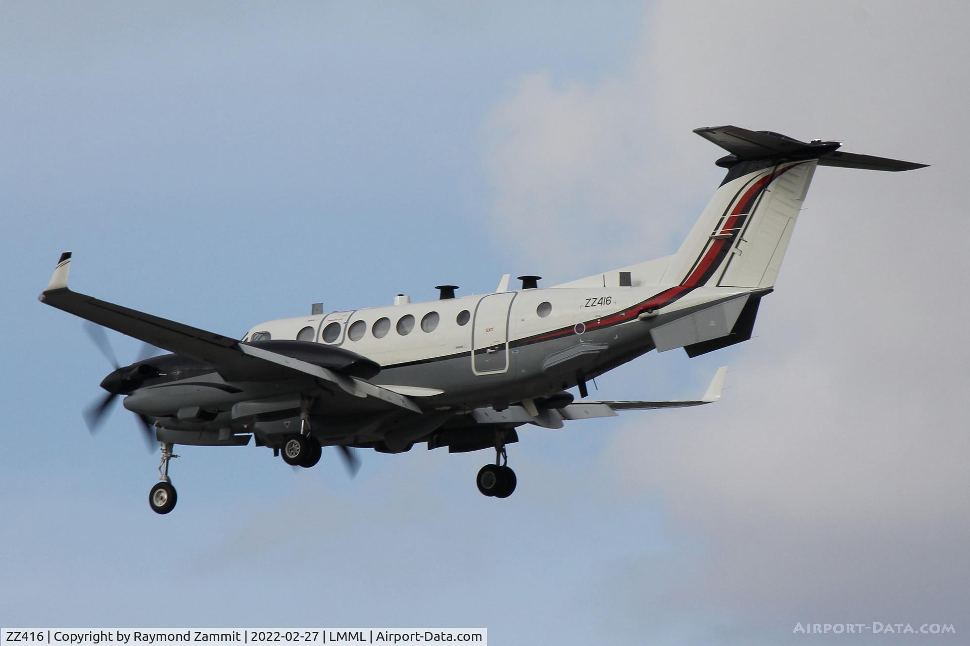 ZZ416, 2007 Beechcraft Shadow R.Mk1 (350CER) Super King Air C/N FM-14, Hawker Beechcraft Shadow R1 ZZ416 Royal Air Force