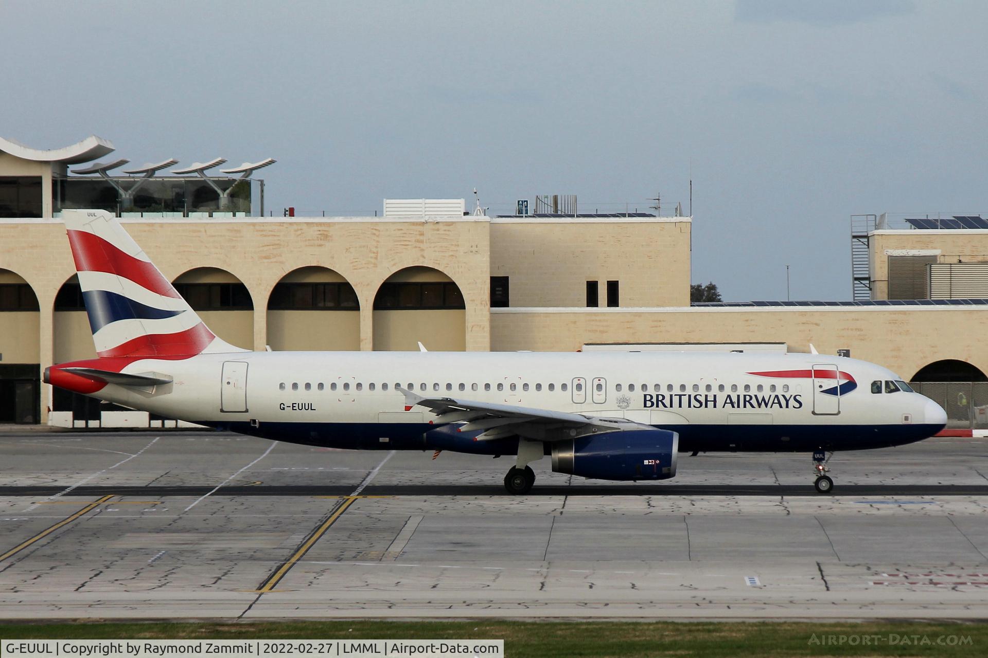 G-EUUL, 2002 Airbus A320-232 C/N 1708, A320 G-EUUL British Airways
