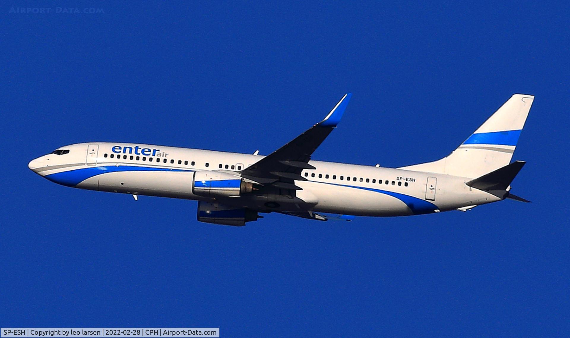 SP-ESH, 2009 Boeing 737-81M C/N 35287, Copenhagen 28.2.2022