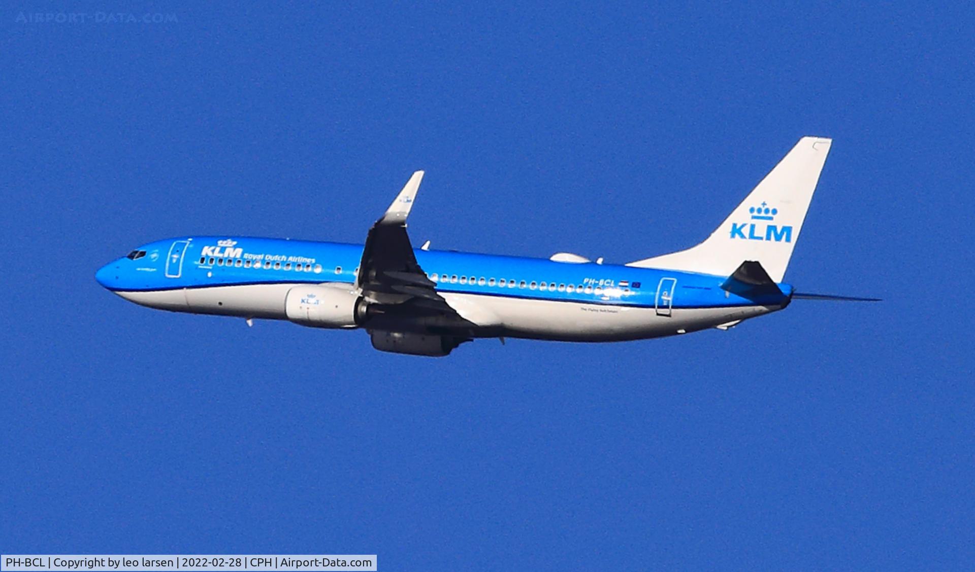 PH-BCL, 2019 Boeing 737-800 C/N 63624, Copenhagen 28.2.2022