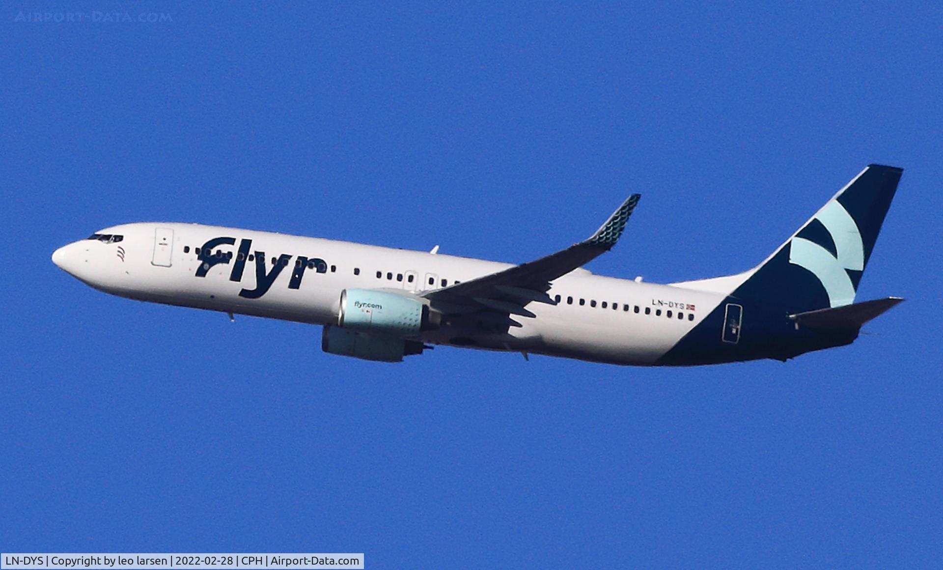 LN-DYS, 2011 Boeing 737-8JP C/N 39007, Copenhagen 28.2.2022