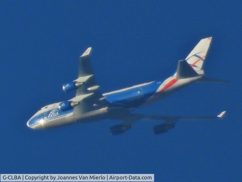 G-CLBA, 2004 Boeing 747-428F C/N 32870, North of Ghent, belgium heading UK