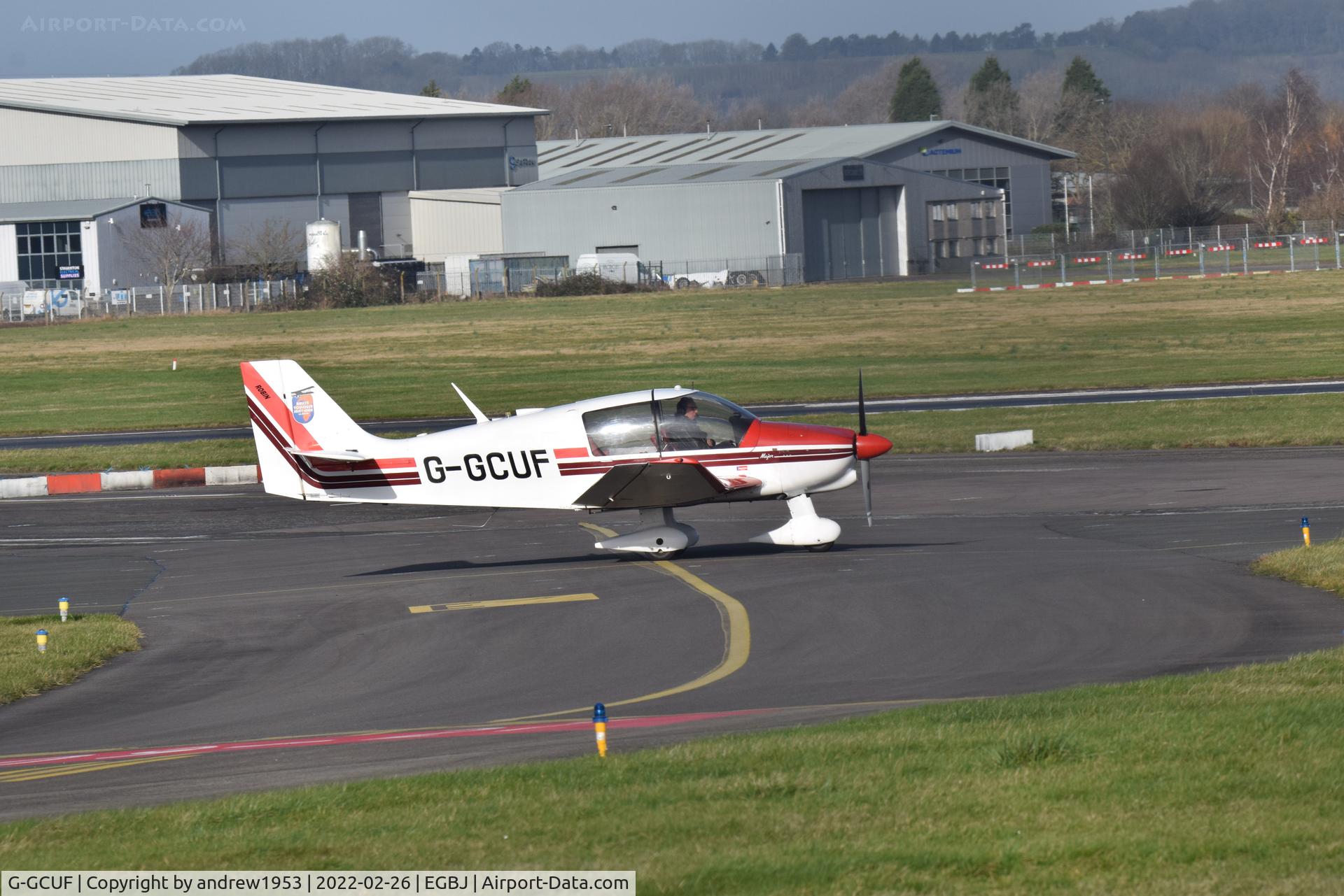 G-GCUF, 1981 Robin DR-400-160 Chevalier C/N 1504, G-GCUF at Gloucestershire Airport.