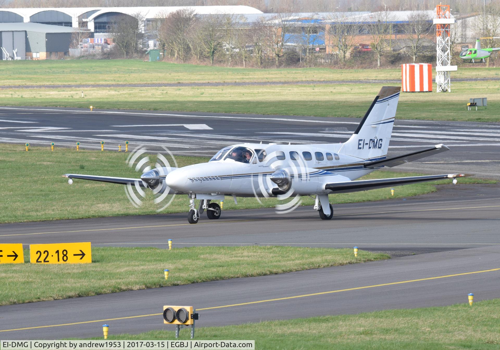 EI-DMG, 1980 Cessna 441 Conquest II C/N 441-0165, EI-DMG at Gloucestershire Airport.