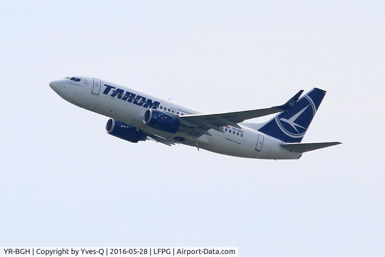 YR-BGH, 2003 Boeing 737-78J C/N 28438, Boeing 737-78J, Climbing from rwy 08L, Roissy Charles De Gaulle airport (LFPG-CDG)