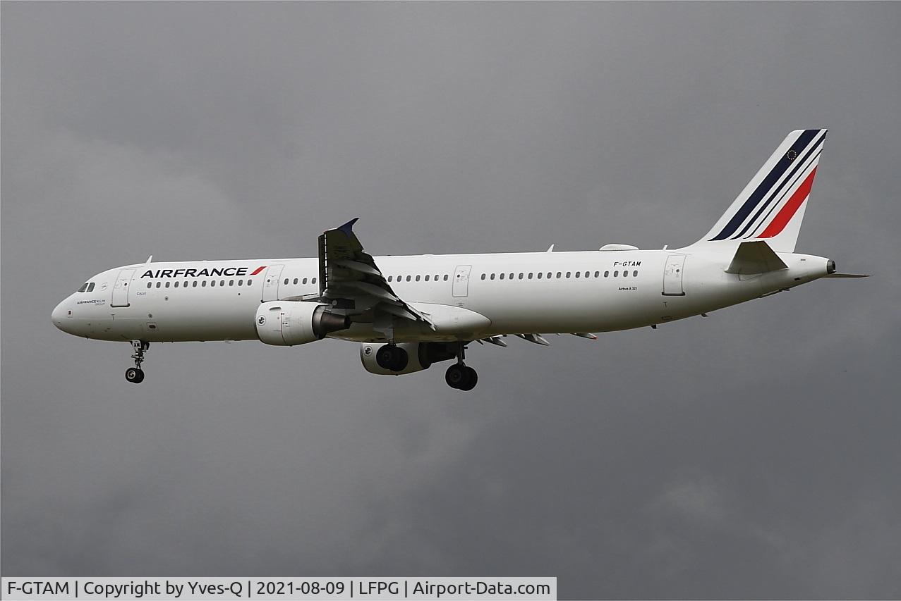 F-GTAM, 2002 Airbus A321-211 C/N 1859, Airbus A321-211, On final rwy 26L, Roissy Charles De Gaulle airport (LFPG-CDG)