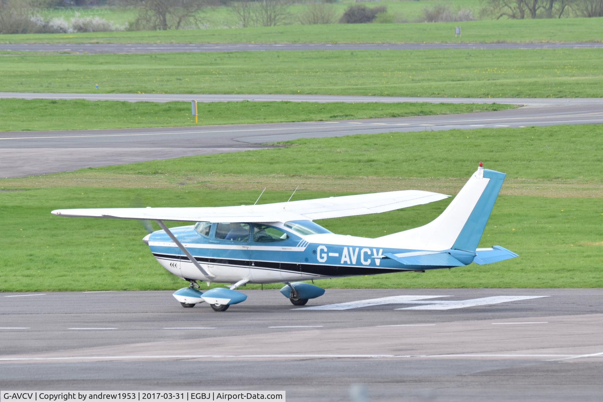 G-AVCV, 1966 Cessna 182J Skylane C/N 182-57492, G-AVCV at Gloucestershire Airport.