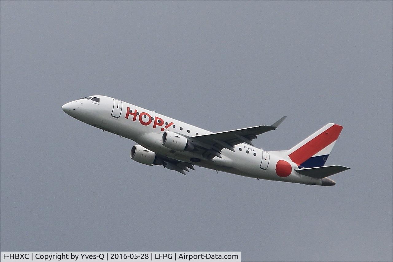 F-HBXC, 2008 Embraer 170ST (ERJ-170-100ST) C/N 17000263, Embraer 170ST, Climbing from rwy 08L, Roissy Charles De Gaulle airport (LFPG-CDG)