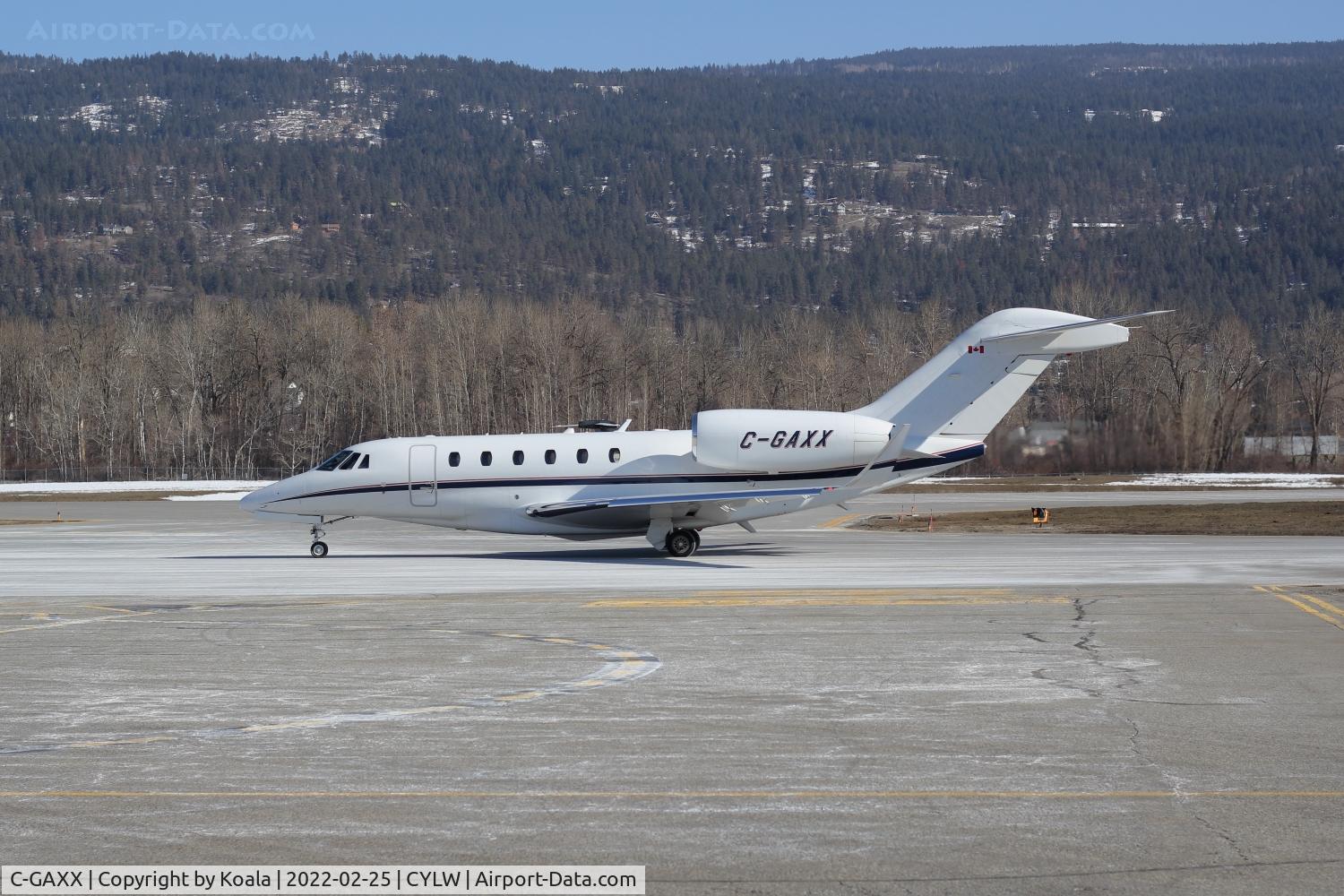 C-GAXX, 2005 Cessna 750 Citation X Citation X C/N 750-0246, Arrival from Calgary