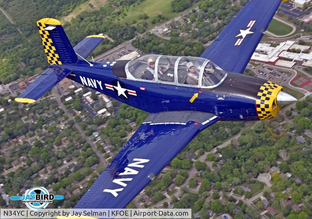 N34YC, Beech T-34A Mentor Mentor C/N G-810, N34YC shot at KFOE