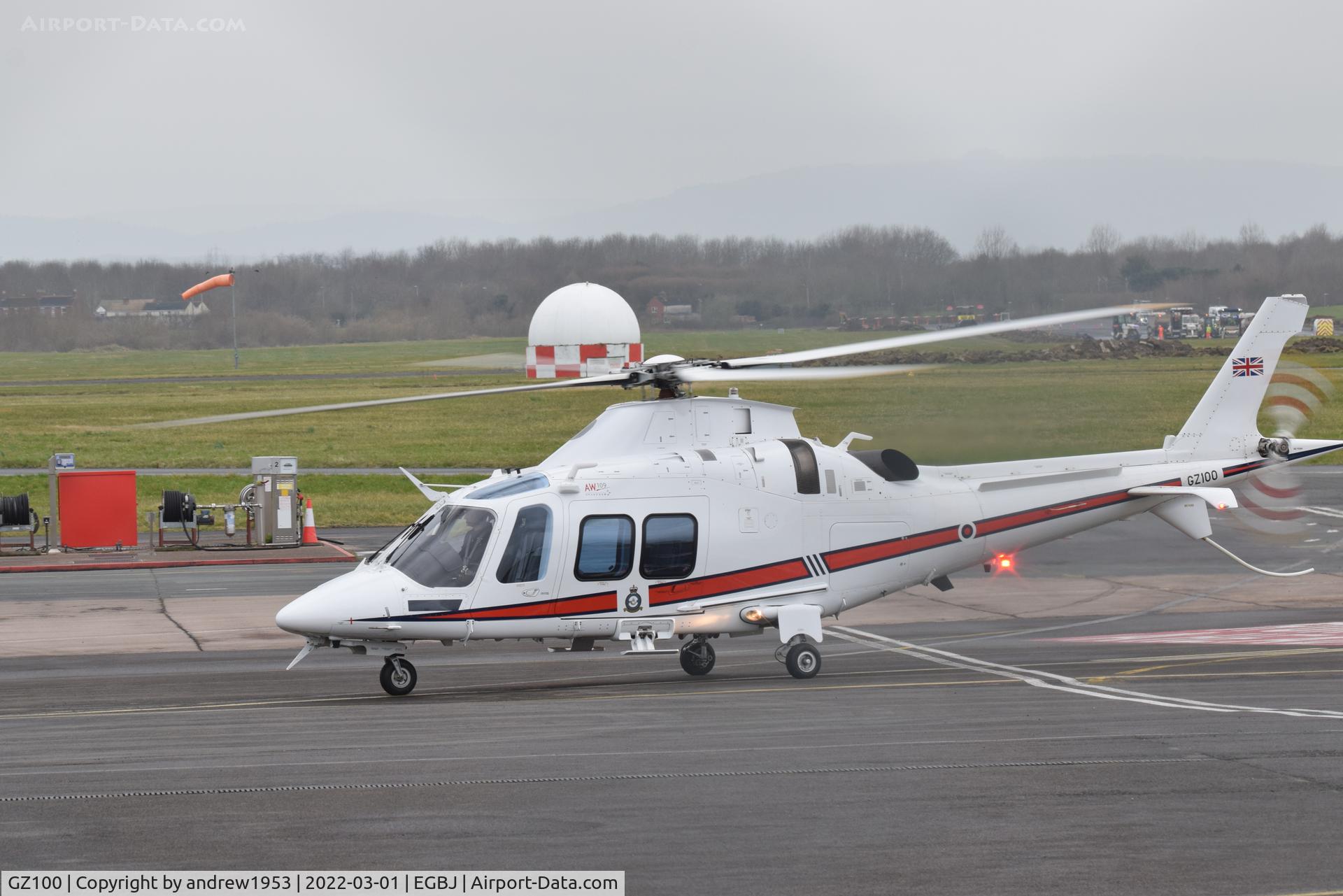 GZ100, 2015 AgustaWestland AW-109SP Grand New C/N 22347, GZ100 at Gloucestershire Airport.