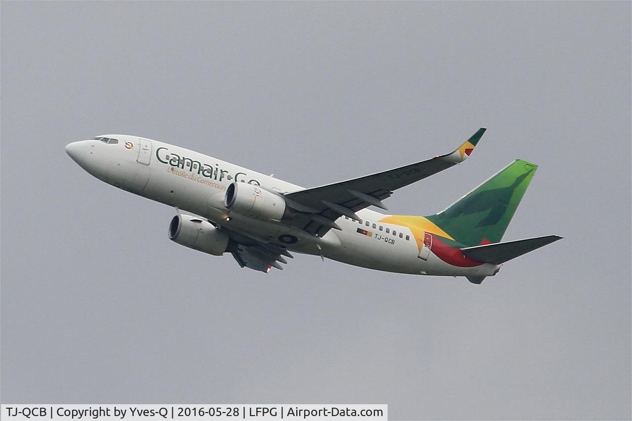 TJ-QCB, 2005 Boeing 737-7BD C/N 33920, Boeing 737-7BD, Climbing from rwy 08L, Roissy Charles De Gaulle airport (LFPG-CDG)