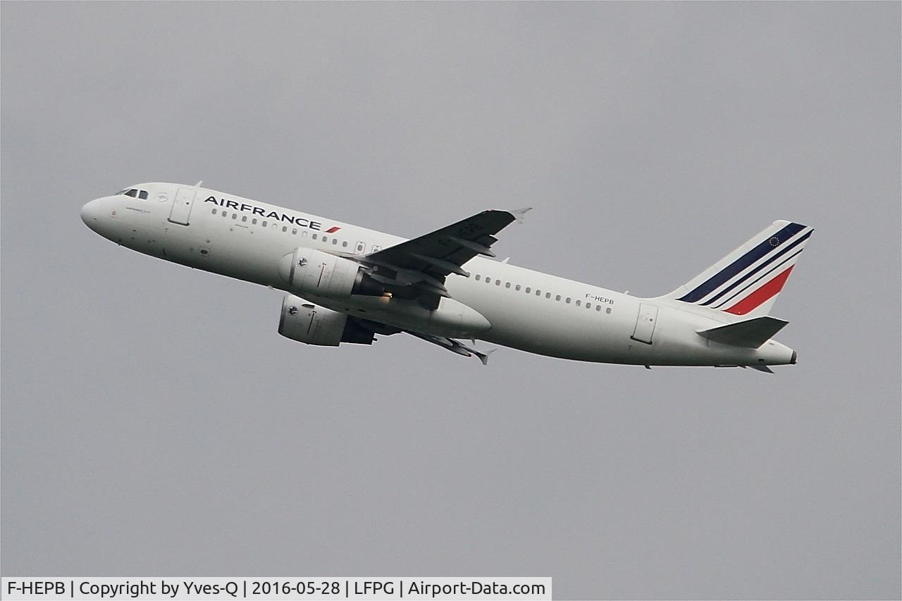 F-HEPB, 2010 Airbus A320-214 C/N 4241, Airbus A320-214, Climbing from rwy 08L, Roissy Charles De Gaulle airport (LFPG-CDG)