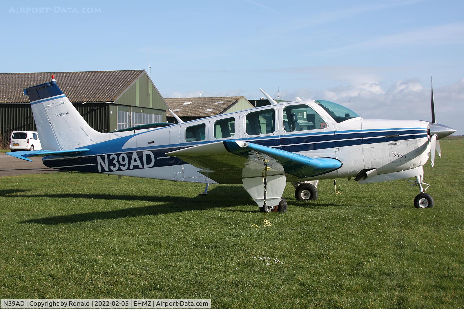 N39AD, 1972 Beech A36 Bonanza 36 C/N E316, at ehmz