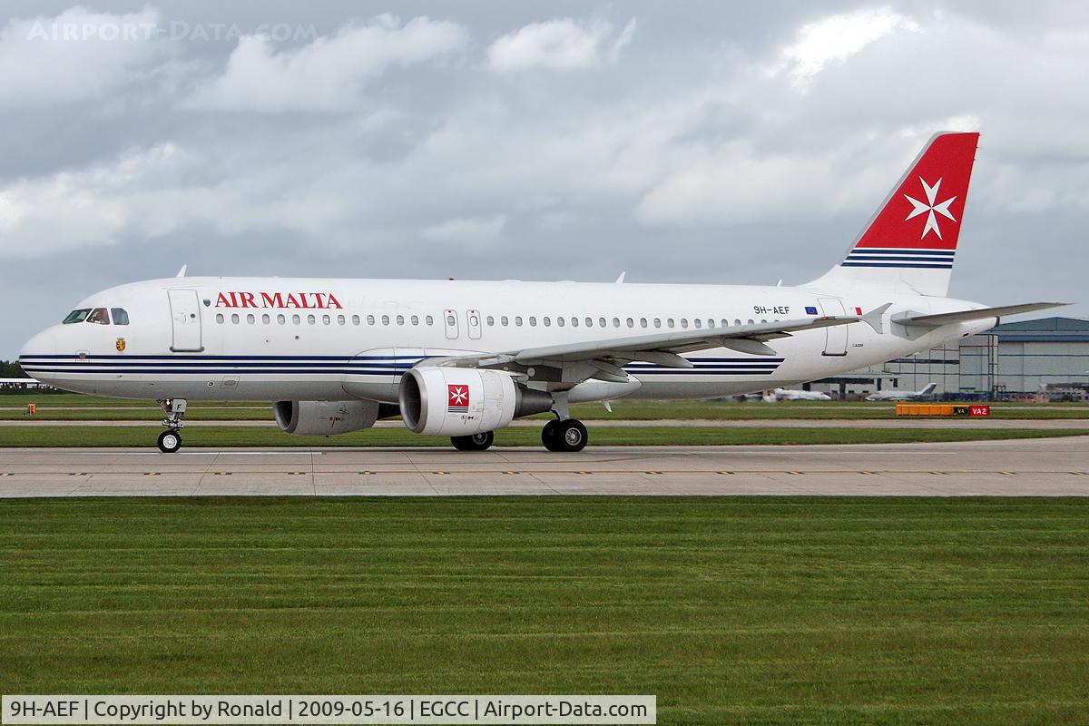 9H-AEF, 2003 Airbus A320-214 C/N 2142, at man