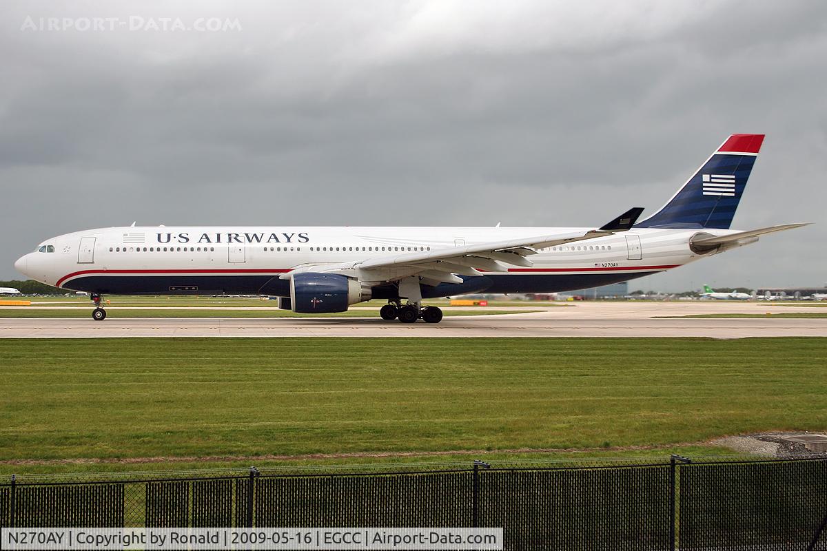 N270AY, 2000 Airbus A330-323 C/N 0315, at man