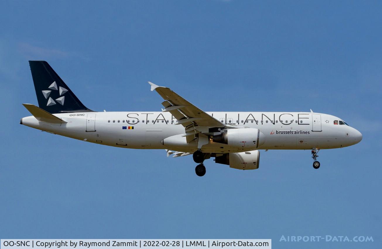 OO-SNC, 2002 Airbus A320-214 C/N 1797, A320 OO-SNC Brussels Airlines in Star Alliance livery