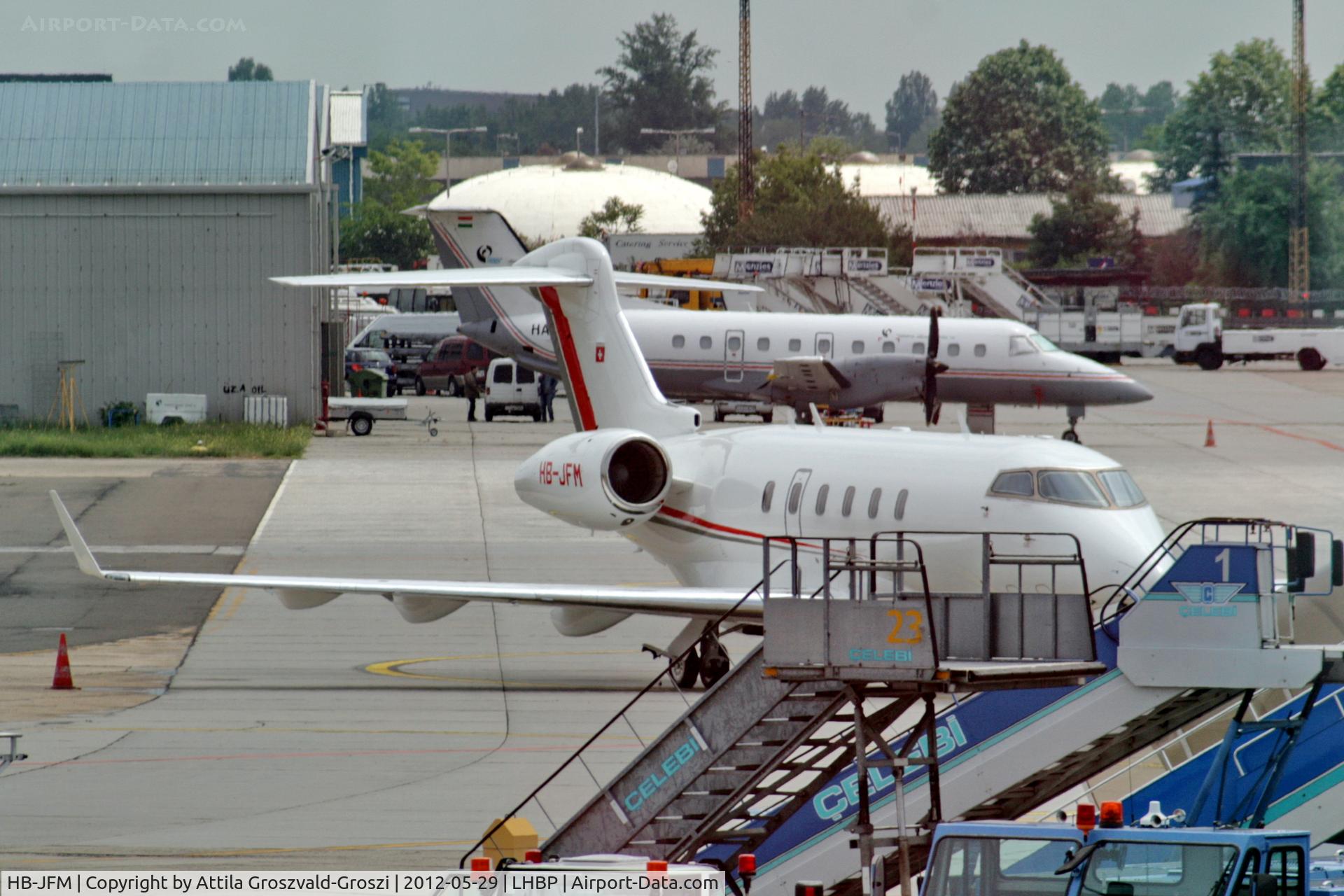 HB-JFM, 2004 Bombardier Challenger 300 (BD-100-1A10) C/N 20022, LHBP - Budapest Airport-Ferihegy I. Hungary