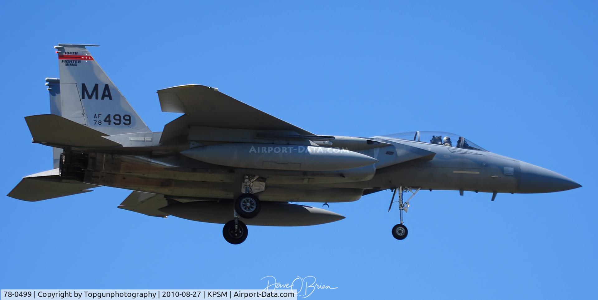 78-0499, 1979 McDonnell Douglas F-15C Eagle C/N 482/C032, This is now in storage at the boneyard AMARG