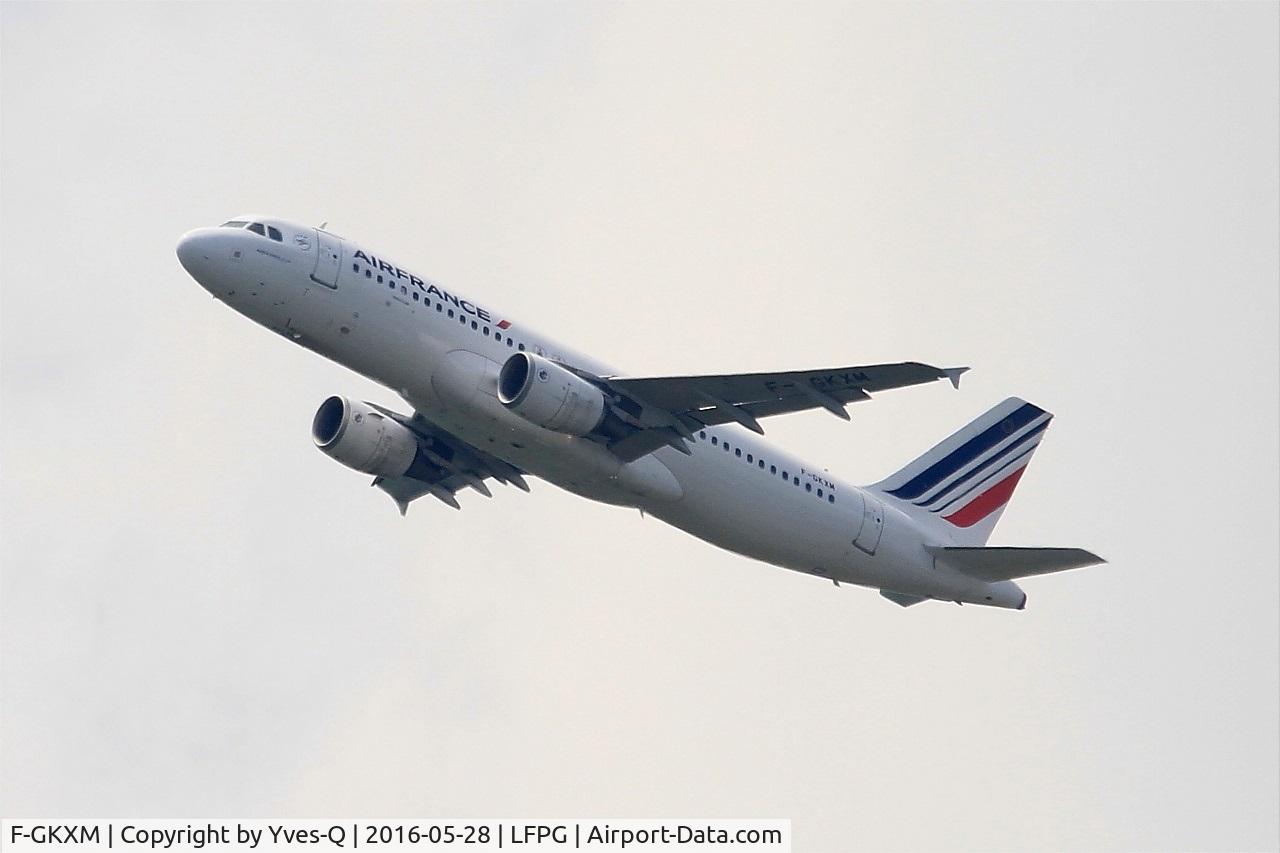 F-GKXM, 2006 Airbus A320-214 C/N 2721, Airbus A320-214, Climbing from rwy 08L, Roissy Charles De Gaulle airport (LFPG-CDG)